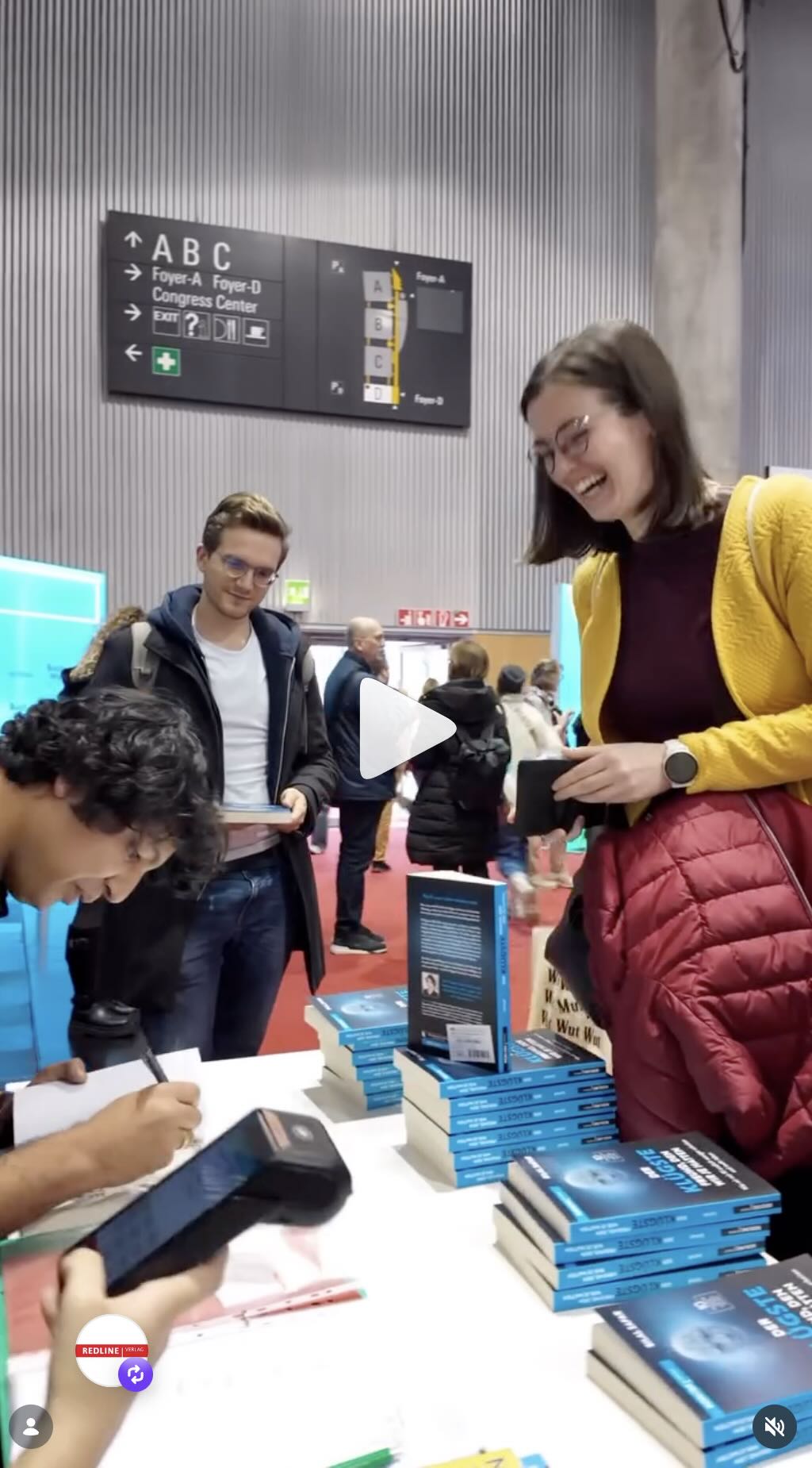 Bilal Zafar auf der Buchmesse